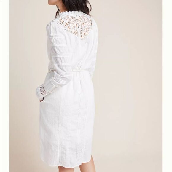 ANTHROPOLOGIE Scotch & Soda Lace Shirtdress - Picture 2 of 6